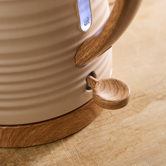 Clay Electric  Kettle on wooden worktop