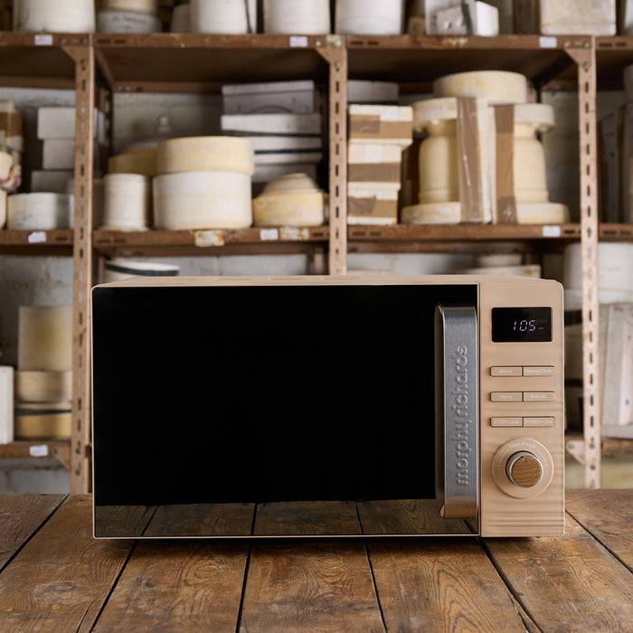 Clay 20L 800W Digital Brown Microwave - Felspar