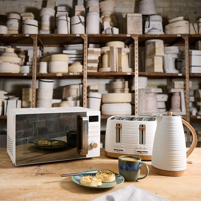 Clay 4-Slice White Toaster - China Clay