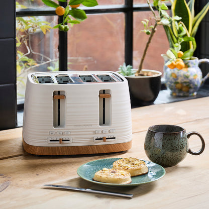 Clay 4-Slice White Toaster - China Clay