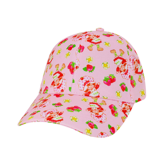 Concept One Strawberry Shortcake™  Pink All Over Print Baseball Hat