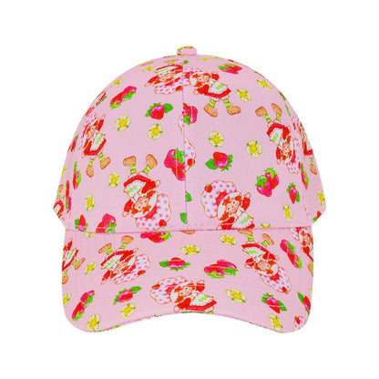Concept One Strawberry Shortcake™  Pink All Over Print Baseball Hat