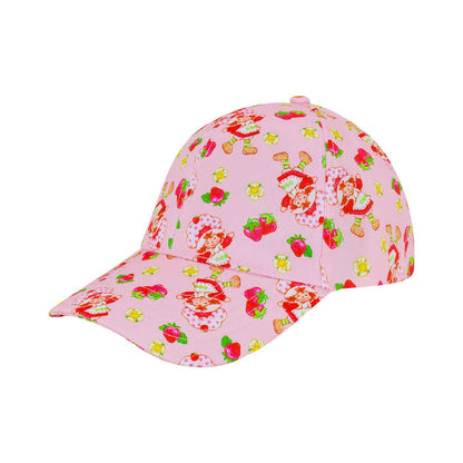 Concept One Strawberry Shortcake™  Pink All Over Print Baseball Hat
