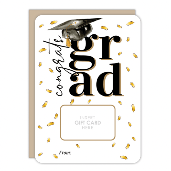 Rosanne Beck Congrats Grad Gift Card Holder