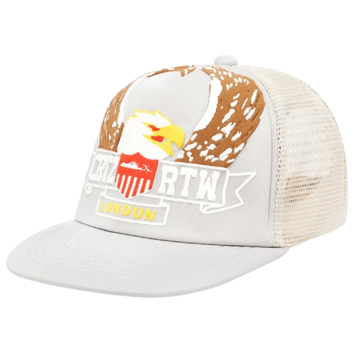 Corteiz Dipset Eagle Trucker Hat Grey CORTEIZ Czapki