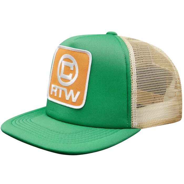 Corteiz RTW Box Trucker Green CORTEIZ Czapki