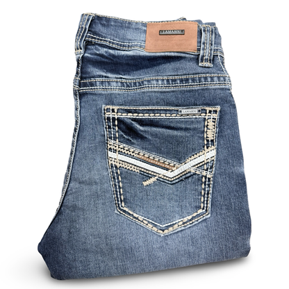 Cowboy Jeans Boot Cut Denim Blue
