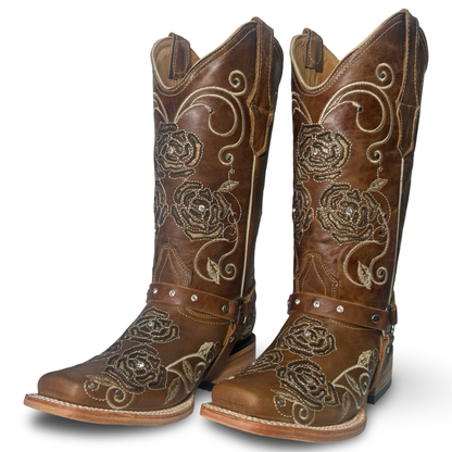 Cowgirl Boots – Laser Cut Detailing and Stylish Finish