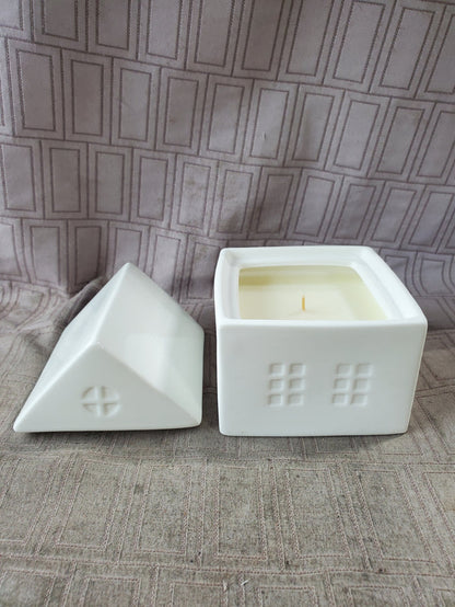 Crate & Barrel Alpine Balsam & Peppermint Candle UNUSED