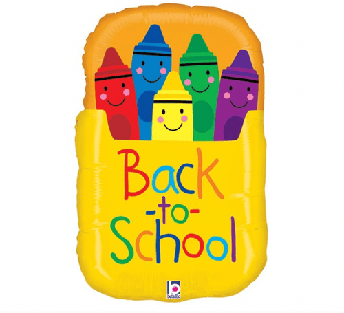 Burton and Burton Balloons Crayons Crayons Back to School Balloons