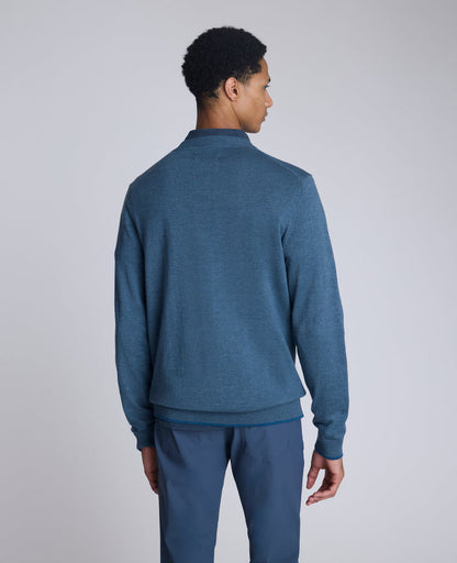 Crewneck Sweater with Tipping Details