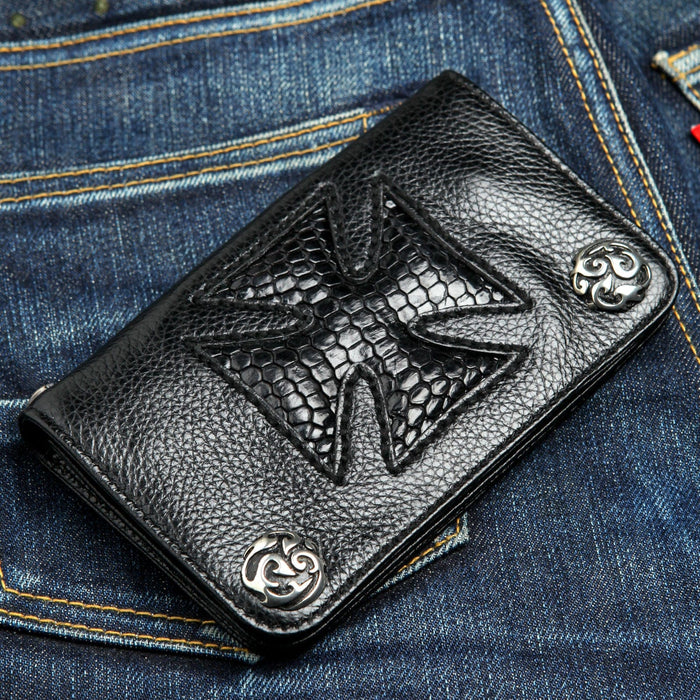 Cross Genuine Leather Biker Chain Wallet [2]