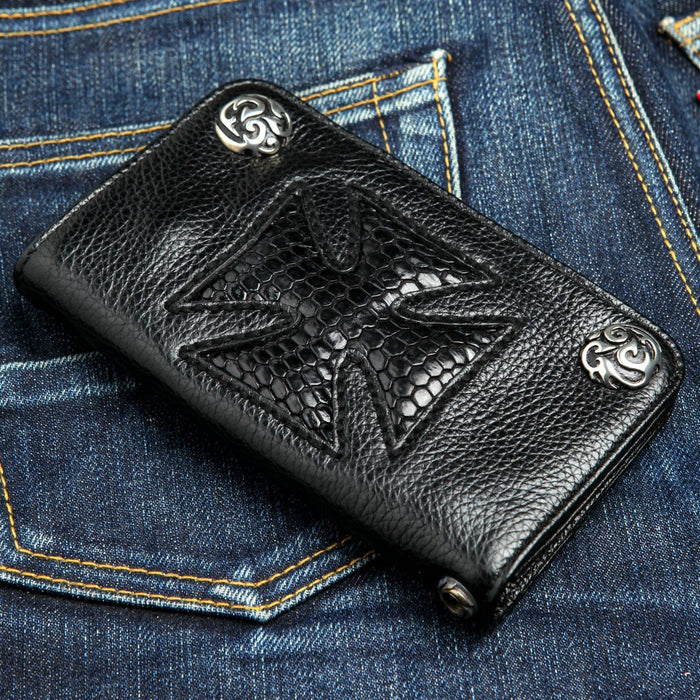 Cross Genuine Leather Biker Chain Wallet [3]