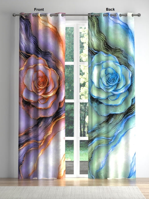 Crystal Garden Reversible Blackout Panel