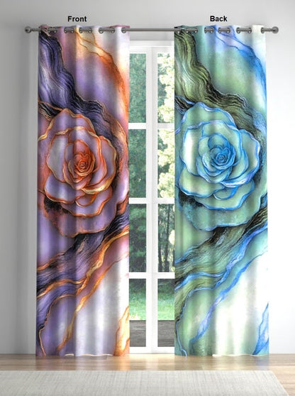 Crystal Garden Reversible Blackout Panel