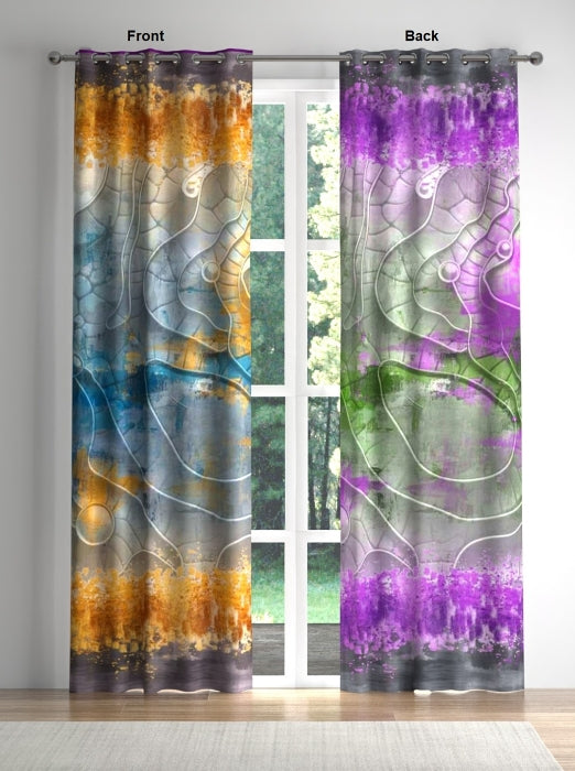 Crystal Garden Reversible Blackout Panel