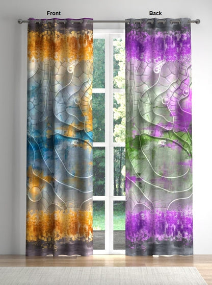 Crystal Garden Reversible Blackout Panel