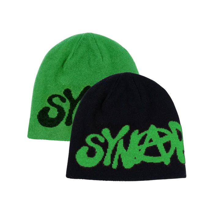 Czapka Syna World Reversible Synarchy Beanie Black/Green Syna World Czapki