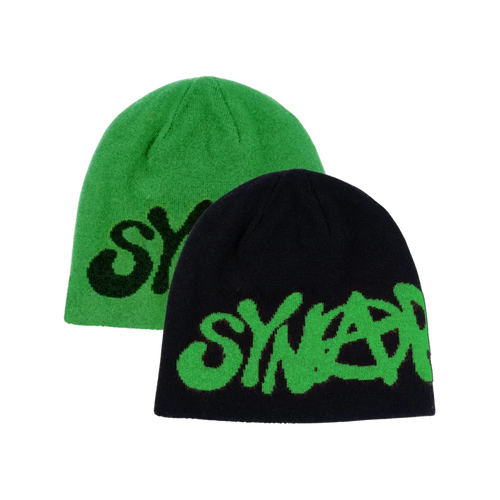 Czapka Syna World Reversible Synarchy Beanie Black/Green Syna World Czapki