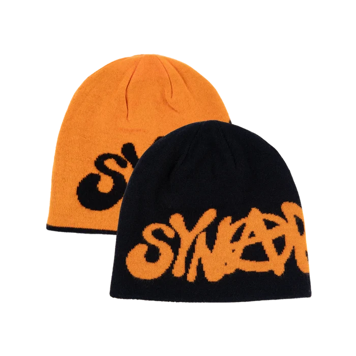 Czapka Syna World Reversible Synarchy Beanie Black/Orange Syna World Czapki