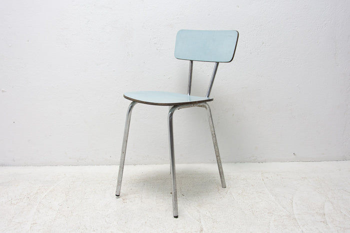 Czechoslovak colored formica cafe chair, 1960s