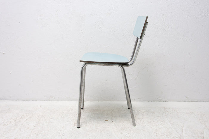 Czechoslovak colored formica cafe chair, 1960s