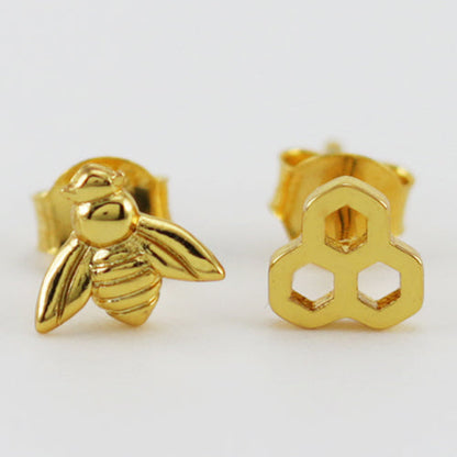 Dainty Charm Stud Earrings - Zero Point Crystals