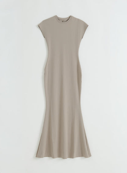 aim'n Dark Clay Sense Mermaid Cap Sleeve Dress flatlay