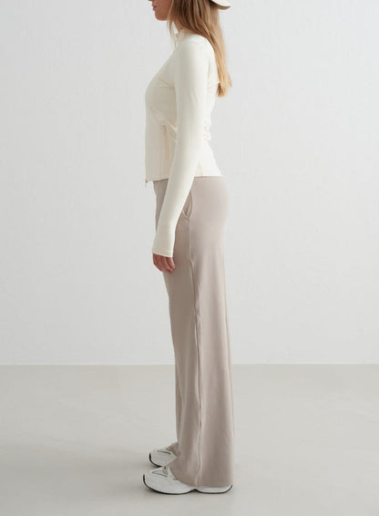 Dark Clay Sense Wide Pants
