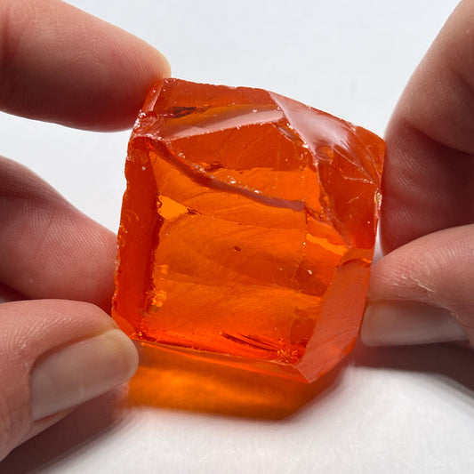 Dark Papaya Cubic Zirconia