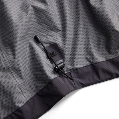 Toggle detail of Downpour Jacket in black