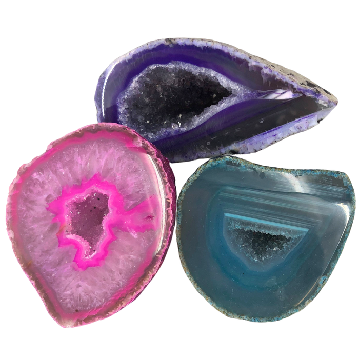 Dyed Cut Geode $22.00