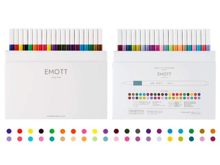 Emott Ever Fine Color Liners Complete Set of 40
