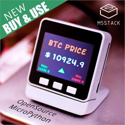 [EOL] BTC Standing Base for M5 Core with DHT12 - m5stack-store