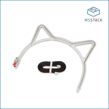 Cat Ears RGB LED Acrylic Headbands with Integrated Driver - m5stack-store