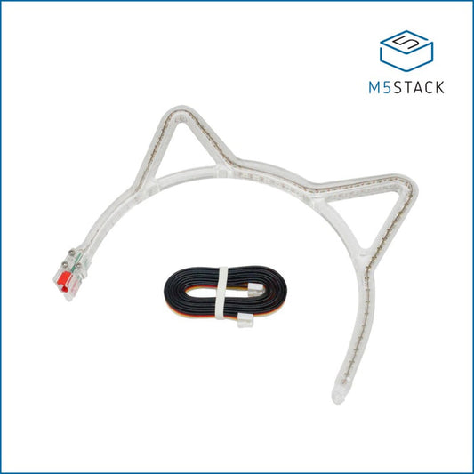 Cat Ears RGB LED Acrylic Headbands with Integrated Driver - m5stack-store