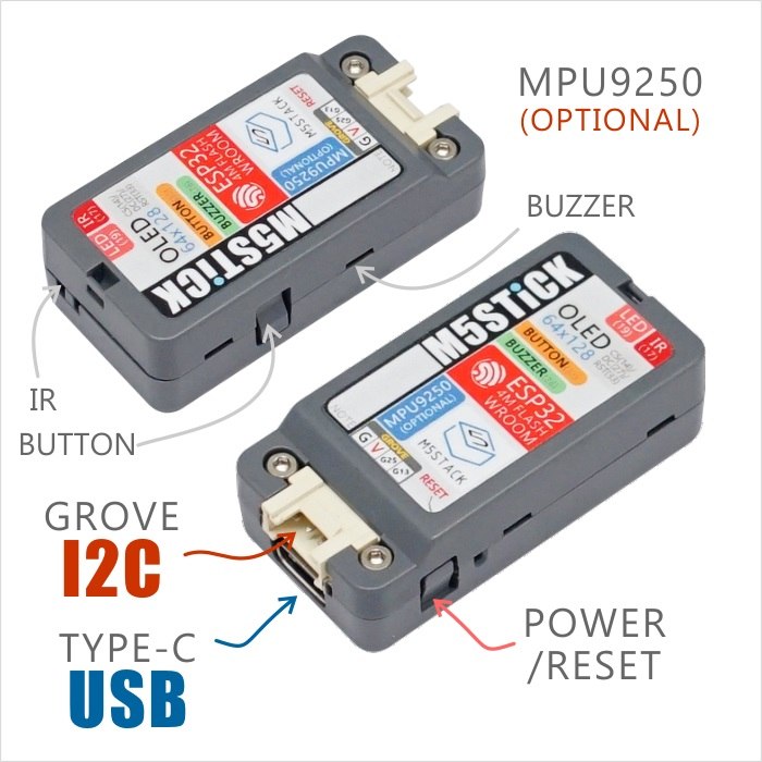 Mini Development Kit ESP32 1.3'OLED - m5stack-store