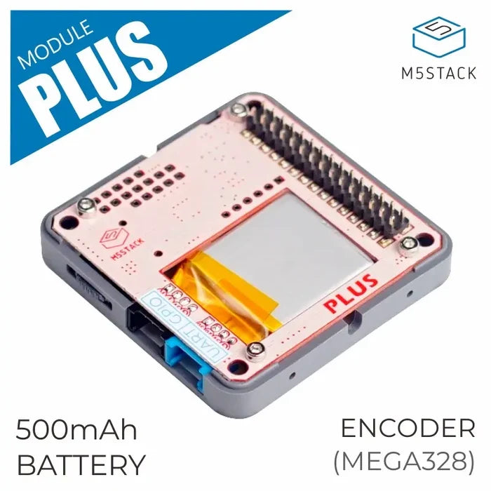 [EOL] PLUS Module Encoder Module with MEGA328P 500mAh Battery - m5stack-store