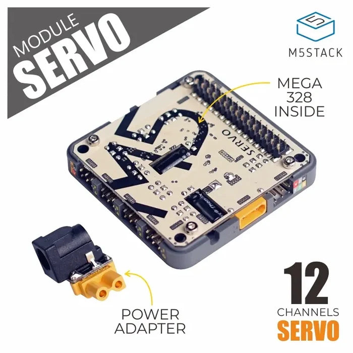 [EOL] SERVO Module Board 12 Channels - m5stack-store