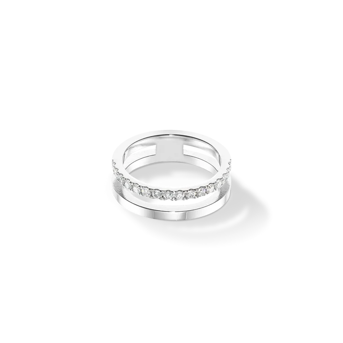 Eternal Unity Ring silber-kristall - 0136/40-1817