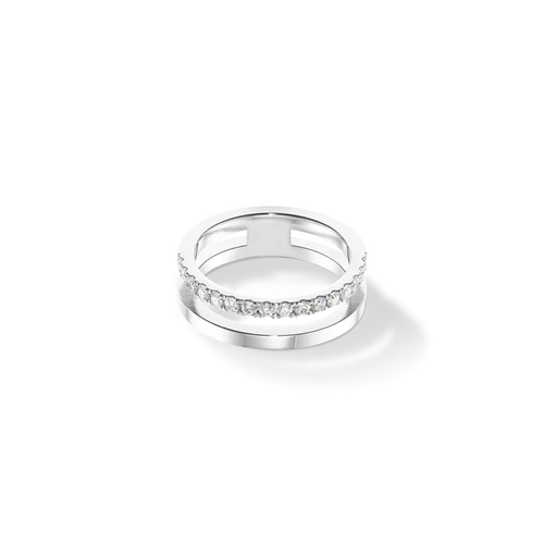 Eternal Unity Ring silber-kristall - 0136/40-1817