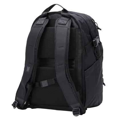 The back of the Extlek 24L Pack in Black X #color_black x