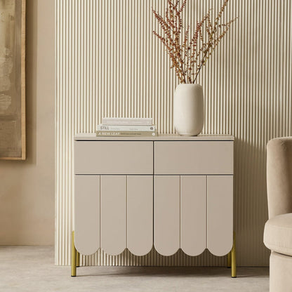 Fala 2 Door 2 Drawer Sideboard - Natural (B Grade)
