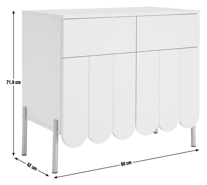 Fala 2 Door 2 Drawer Sideboard - Natural (B Grade)