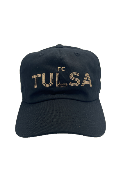 [  fc tulsa ] gold deco hat - Official League