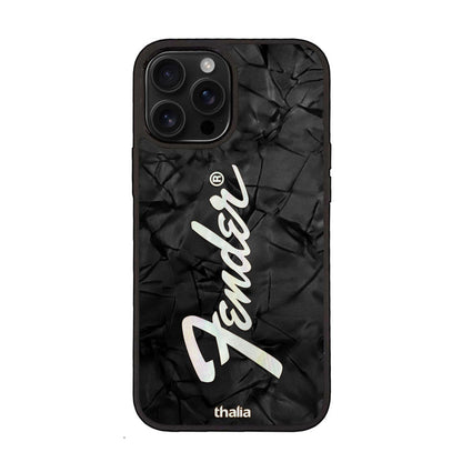 FenderbyThalia Fender Black Shell Perine Logo | iPhone case