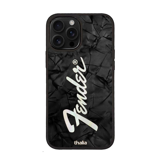 FenderbyThalia Fender Black Shell Perine Logo | iPhone case
