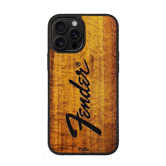 FenderbyThalia Fender Hawaiian Koa Perine Logo | iPhone case