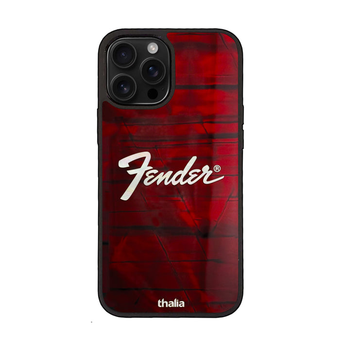FenderbyThalia Fender Red Shell Perine Logo | iPhone case – product image 2