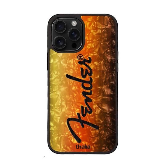 FenderbyThalia Fender Sunburst Spaghetti Logo | iPhone case